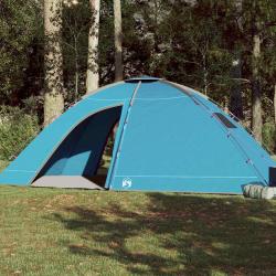 Tente de camping 8 personnes bleu imperméable alsavelo