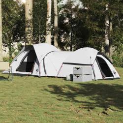 Tente de camping 5 personnes blanc tissu occultant imperméable alsavelo
