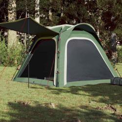 Tente de camping 4 personnes vert libération rapide imperméable alsavelo