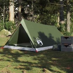 Tente de camping 2 personnes vert olive imperméable alsavelo
