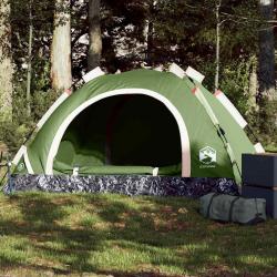 Tente de camping 2 personnes vert libération rapide alsavelo