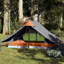 Tente de camping 2 personnes gris imperméable alsavelo