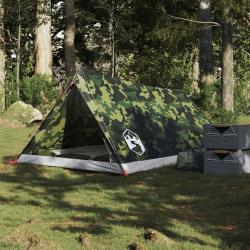Tente de camping 2 personnes camouflage imperméable alsavelo