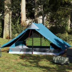 Tente de camping 2 personnes bleu imperméable alsavelo