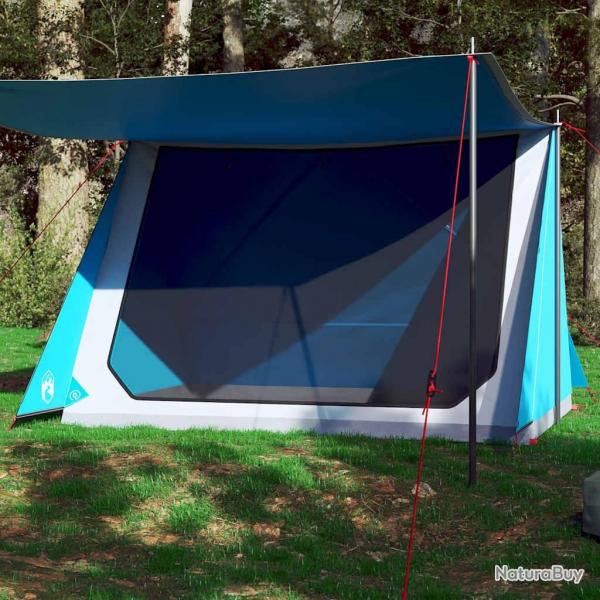 Tente de camping 2 personnes bleu impermable alsavelo