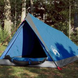 Tente de camping 2 personnes bleu imperméable alsavelo