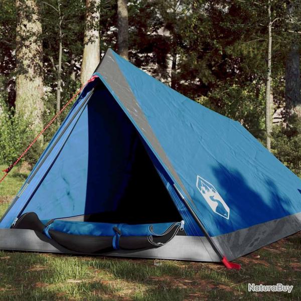 Tente de camping 2 personnes bleu impermable alsavelo