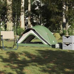 Tente de camping 1 personne vert imperméable alsavelo