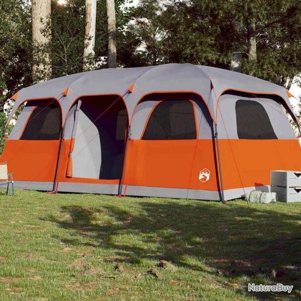Tente de cabine familiale 9 personnes gris impermable alsavelo