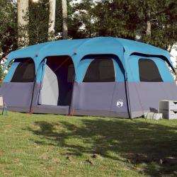 Tente de cabine familiale 9 personnes bleu imperméable alsavelo