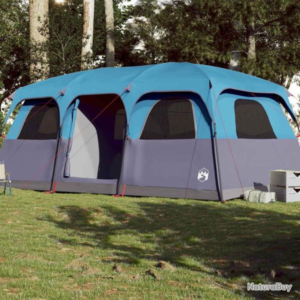 Tente de cabine familiale 9 personnes bleu impermable alsavelo