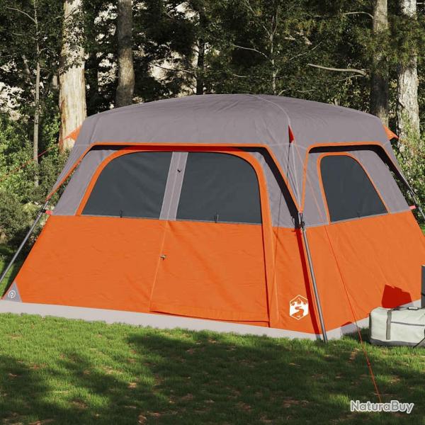 Tente de cabine familiale 6 personnes orange impermable alsavelo