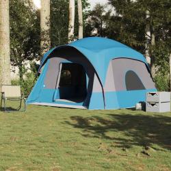 Tente de cabine familiale 6 personnes bleu imperméable alsavelo