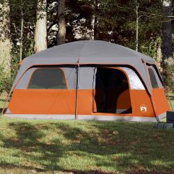 Tente de cabine familiale 10 personnes gris orange imperméable alsavelo