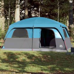 Tente de cabine familiale 10 personnes bleu imperméable alsavelo