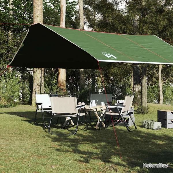 Bche de camping vert 420x440 cm impermable alsavelo