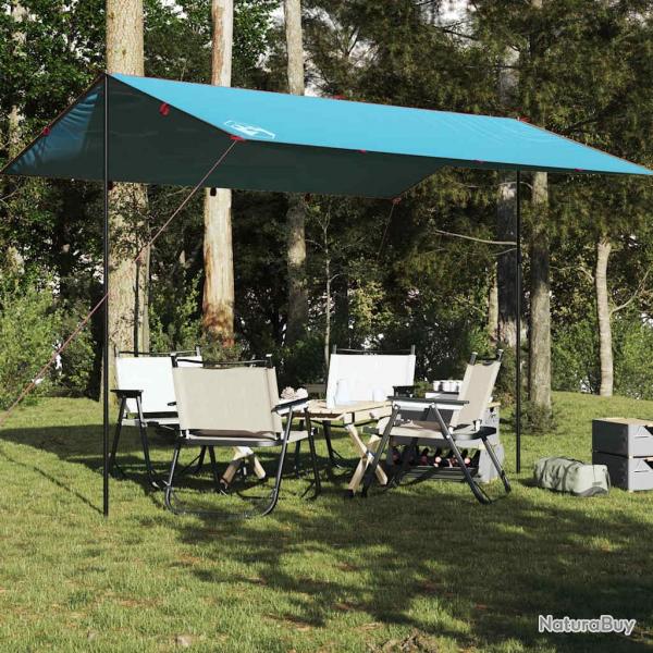 Bche de camping bleu 400x294 cm impermable alsavelo
