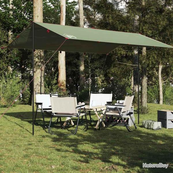 Bche de camping vert 400x294 cm impermable alsavelo