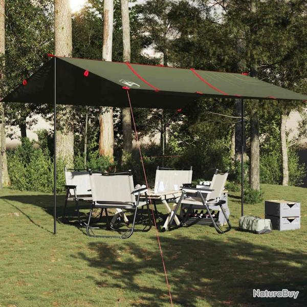 Bche de camping vert olive 451x420 cm impermable alsavelo