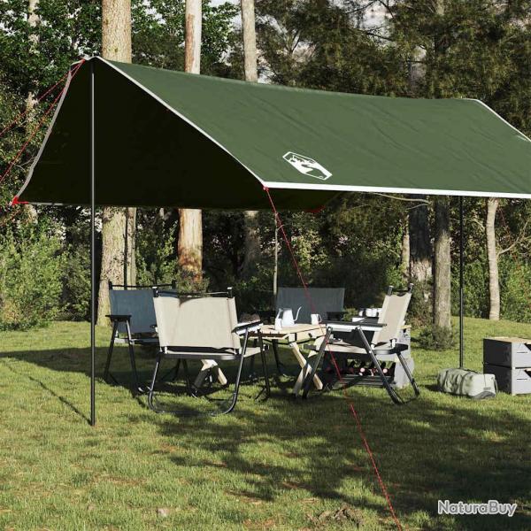 Bche de camping vert 430x380x210 cm impermable alsavelo