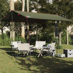 Bâche de camping vert olive 366x306 cm imperméable alsavelo
