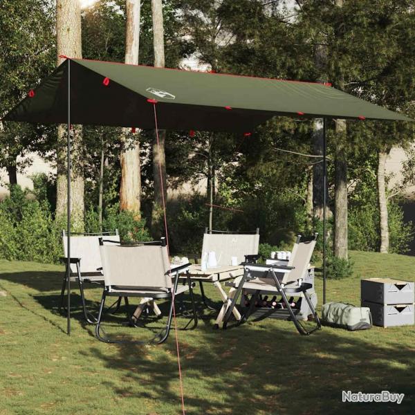 Bche de camping vert olive 366x306 cm impermable alsavelo