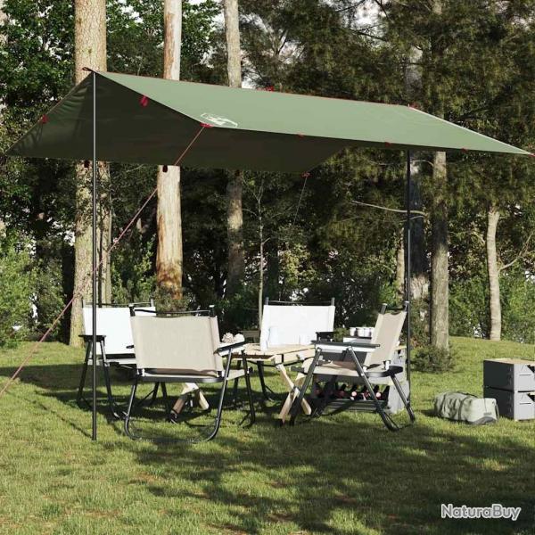 Bche de camping vert 360x294 cm impermable alsavelo