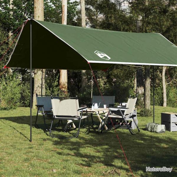 Bche de camping vert 430x380x210 cm impermable alsavelo