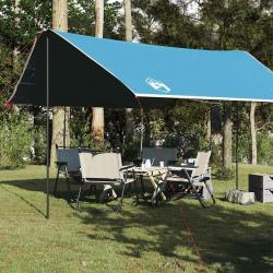Bâche de camping vert 430x380x210 cm imperméable alsavelo