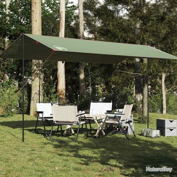 Bche de camping vert 500x294 cm impermable alsavelo