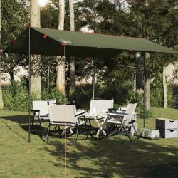 Bâche de camping vert olive 406x306 cm imperméable alsavelo