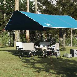 Bâche de camping bleu 420x440 cm imperméable alsavelo