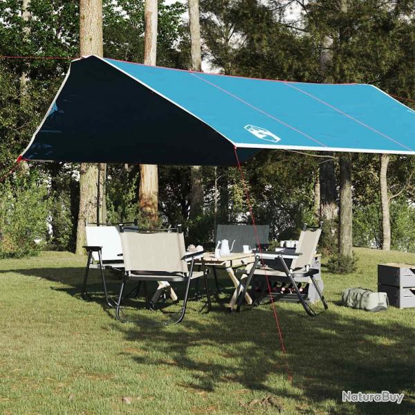 Bche de camping bleu 420x440 cm impermable alsavelo