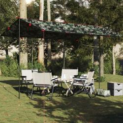 Bâche de camping camouflage 406x306 cm imperméable alsavelo