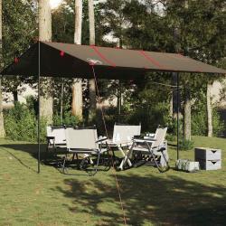 Bâche de camping marron 451x420 cm imperméable alsavelo