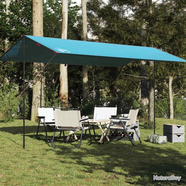 Bche de camping bleu 500x294 cm impermable alsavelo
