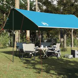Bâche de camping bleu 460x305x210 cm imperméable alsavelo