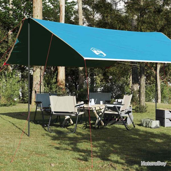 Bche de camping bleu 460x305x210 cm impermable alsavelo
