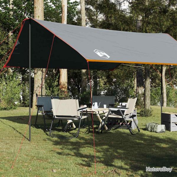 Bche de camping orange 460x305x210 cm impermable alsavelo