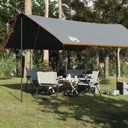 Bâche de camping orange 460x305x210 cm imperméable alsavelo