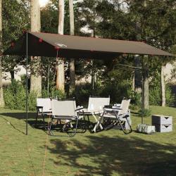 Bâche de camping marron 506x306 cm imperméable alsavelo