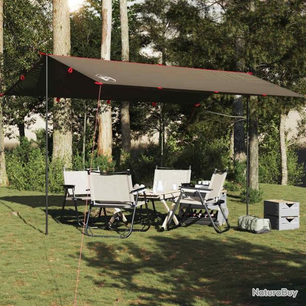 Bche de camping marron 506x306 cm impermable alsavelo