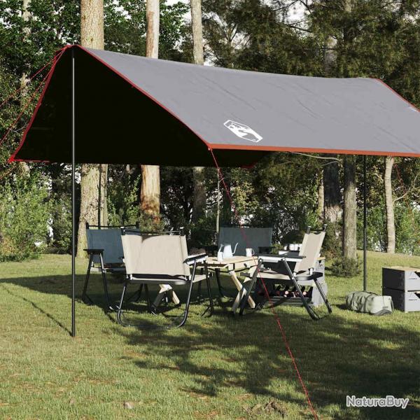 Bche de camping orange 430x380x210 cm impermable alsavelo