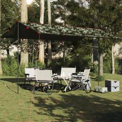 Bâche de camping camouflage 506x306 cm imperméable alsavelo