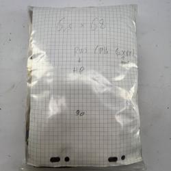 vrac 90 douille6.5x68 rws mélangé tiré 1 fois lot