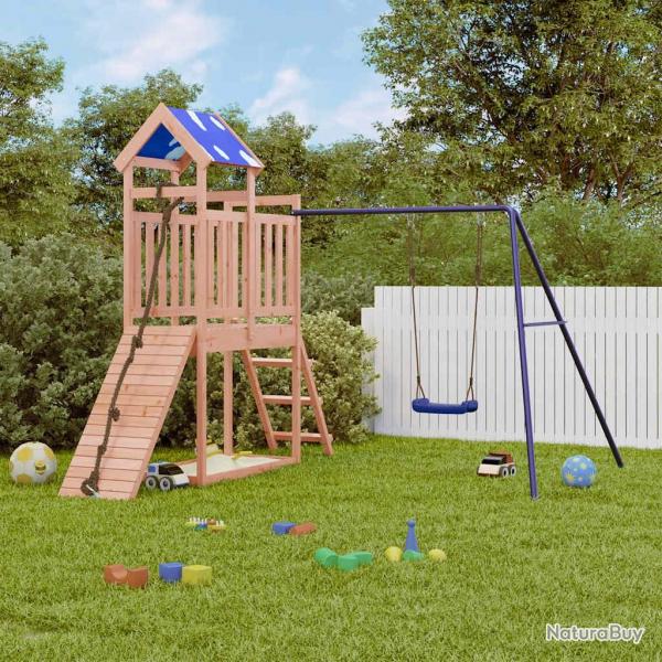 Aire de jeux d'extrieur bois massif de douglas alsavelo