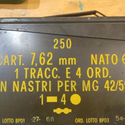 Caisse métal pour munitions