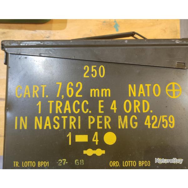 Caisse mtal pour munitions