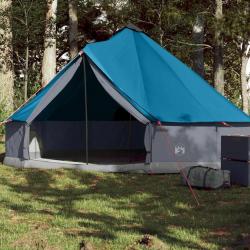 Tente familiale tipi 6 personnes bleu imperméable
