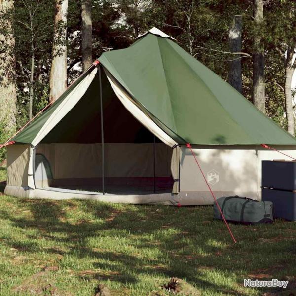 Tente familiale tipi 6 personnes vert impermable